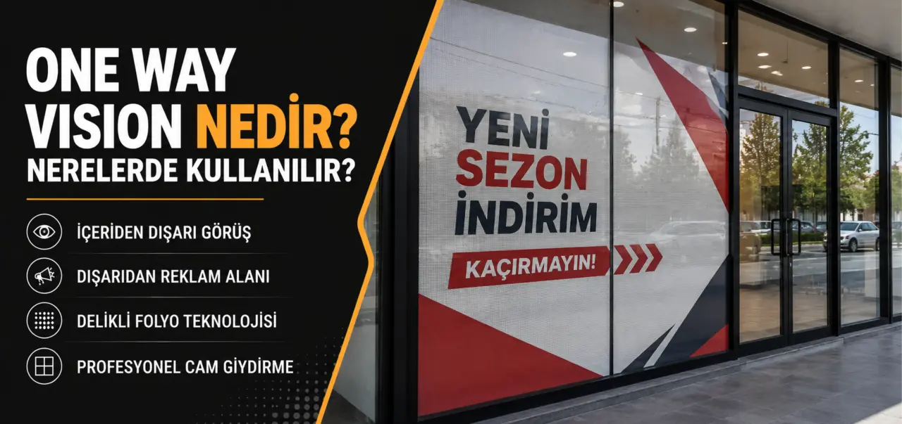 One Way Vision Nedir? Nerelerde Kullanılır? 