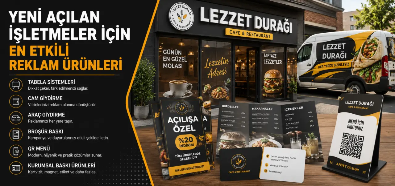 Yeni Açılan İşletmeler İçin En Etkili Reklam Ürünleri