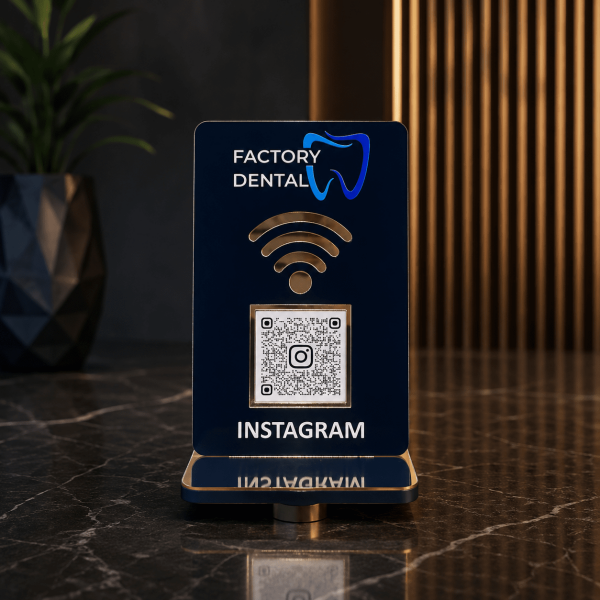 Instagram QR Menü Standı 5 mm