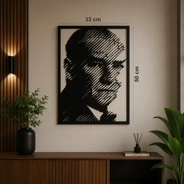 Atatürk Metal Duvar Tablosu