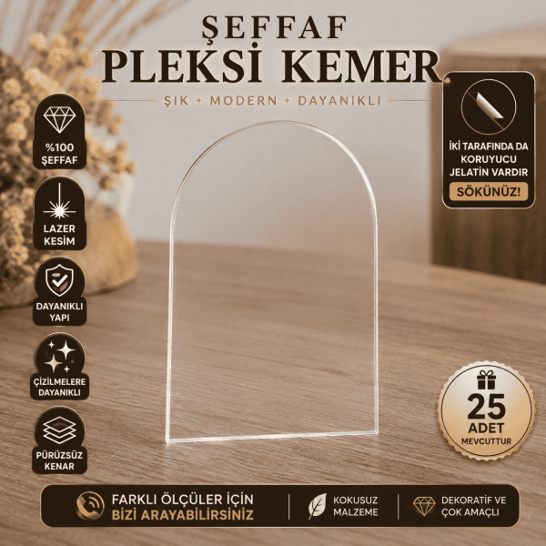 Şeffaf Pencere Model Pleksi