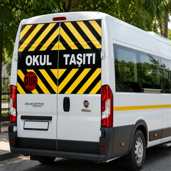 Okul Taşıtı Sticker ve Folyo Baskı