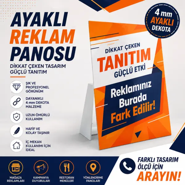 Ayaklı Reklam Panosu