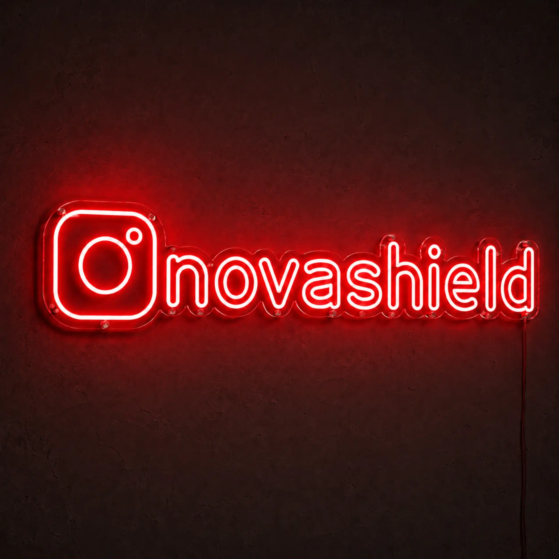 Kişiye Özel Instagram Logo LED Neon Tabela